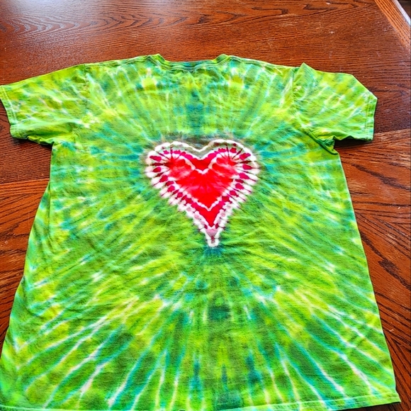 Custom tie dyed Mens/unisex T-shirt, size XL - Picture 2 of 5